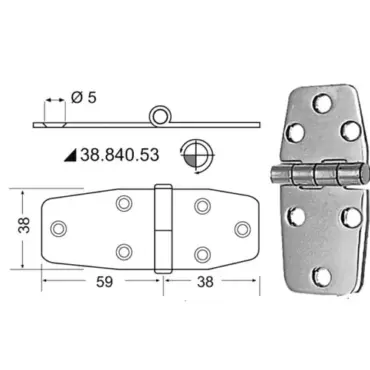 cerniera inox