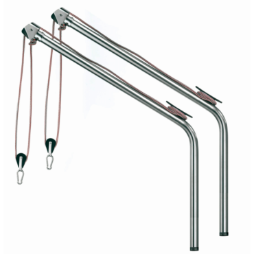 COPPIA DI GRUETTE IN ACCIAIO INOX