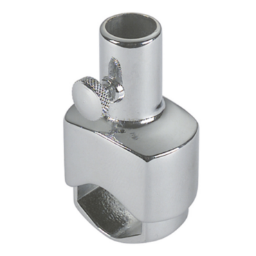 SUPPORTO PER ASTA IN OTTONE CROMATO