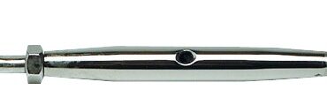 In acciaio inox AISI 316.