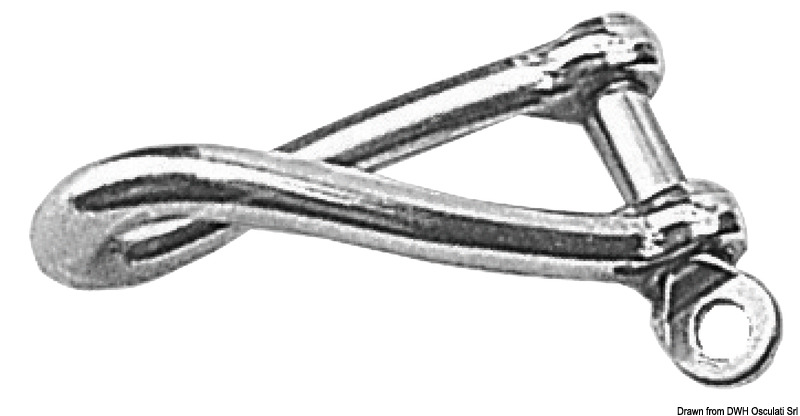 In acciaio inox AISI 316 forgiati, molto robusti. Finitura perfetta, torsione lunga.
