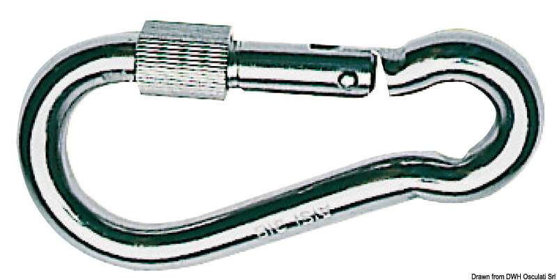 In acciaio inox AISI 316.