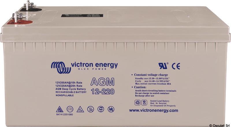 Dotate di tecnologia VRLA, sono sigillate ed il gas esce attraverso valvole di sicurezza solo in caso di sovraccarico o guasto alle celle.Hanno ottime prestazioni ad elevata intensità di corrente.Sono caratterizzate da una bassa autoscarica, permettendo alle batterie di essere conservate fino ad un anno senza bisogno di ricarica.Sono dotate di un eccezionale recupero, anche dopo una scarica profonda e prolungata. Nessuna manutenzione.