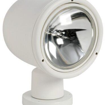 Questa tecologia comune sulle autovetture di alta gamma viene riversata in campo nautico.Il risultato è un faro con un fascio luminoso incredibilmente bianco e potente.Carcassa in ABS bianco UV resistente.Sorgente luminosa allo xenon 55 W.Completo di pannello stagno multi funzione.