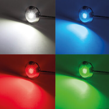 Carcassa in acciaio inox AISI 316 lavorate dal pieno con CNC. LED di ultima generazione di altissima resa, vetro in borosilicato anti-graffio.Fissaggio con viti senza incasso, versione colore unico bianco o blu con driver integrato 12/24 V.Si possono installare in serie.