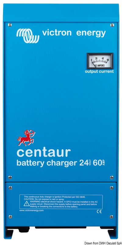 Automatici a 3 stadi di carica IUoUo, con uscite indipendenti per caricare simultaneamente 3 banchi - batteria a piena potenza.Dati tecnici:- Carcassa in alluminio;- Alimentazione universale 90/265VAC - 90/400 VDC - 45/65 Hz;- Amperometro analogico;- Sensori di temperatura interni, ventilazione forzata;- Protezioni contro corto circuito, surriscaldamento;- Selezione batterie acido-GEL-AGM.