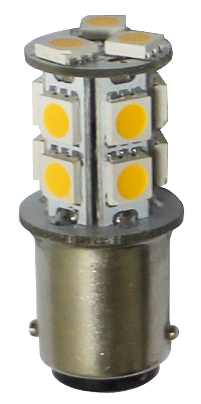 Zoccolo BA15D (15 mm baionetta con perni allineati).