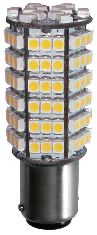 Zoccolo BA15D (15 mm baionetta con perni allineati).
