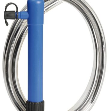 Completa di tubo in nylon da inserire al posto dell’astina olio e di tubo scarico. Adatta anche per svuotamento sentine disagiate.