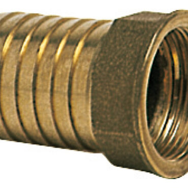 Cast brass female hose adaptor 3/8" x 15 mm