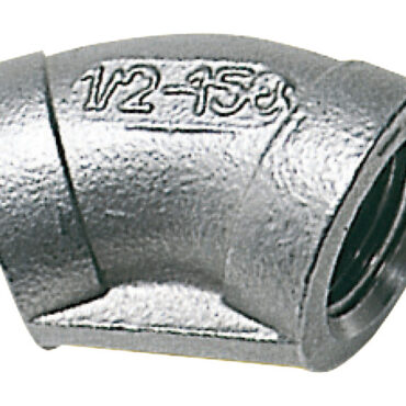 45° elbows female/female 3/8"