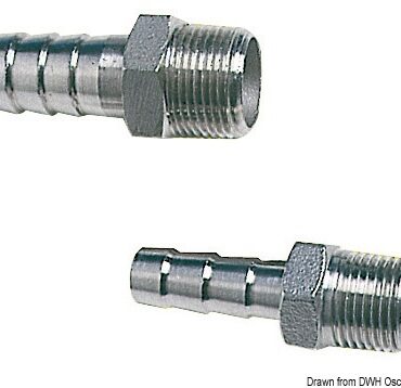 Male hose adapter 1/2" x 16 mm