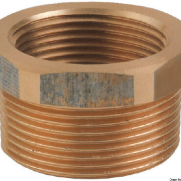 GUIDI bronze M-F connector 2" x 1"1/2