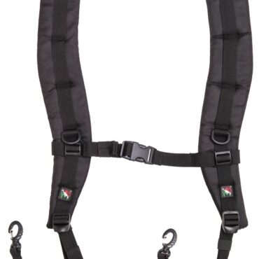 Borsone stagno a sezione circolare con sistema ultra fix per agganciare moschettoni o altro, bande rifrangenti, tasca a rete, tasca esterna water resistant.