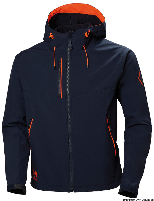 HH Chelsea Evo Hooded Softshell navy blue L