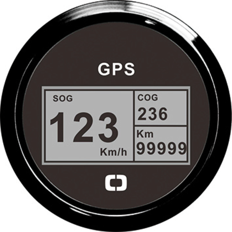 Non richiede trasduttore ed è fornito completo di antenna GPS 32 canali.- Tipo 1: Spidometro / bussola: indica in modo analogico la velocità 0-45 nodi ed in digitale la rotta bussola (di grado in grado).- Tipo 2: Spidometro / totalizzatore / bussola: indica in modo digitale la velocità 0/999 nodi, Km/h o MPH, la distanza percorsa fino a 99999 miglia e la rotta bussola (di grado in grado).Quadrante retroilluminazione sia rossa sia gialla.