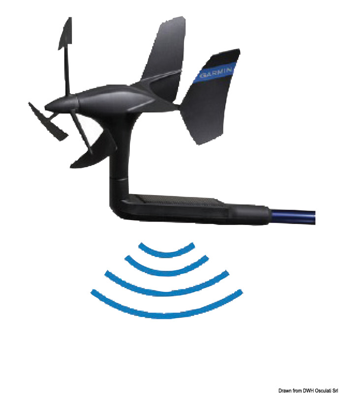Il trasduttore gWind rappresenta il connubio perfetto fra tecnologia, esperienza, design e facilità di installazione grazie al sistema wireless di cui è dotato che non necessita di alcun cavo di connessione. La doppia banderuola di direzione permette la lettura di un dato stabile, mentre l’anemometro a lettura frontale garantisce la reale intensità del vento in qualsiasi condizione.