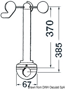 Raymarine Wind Z195 transducer