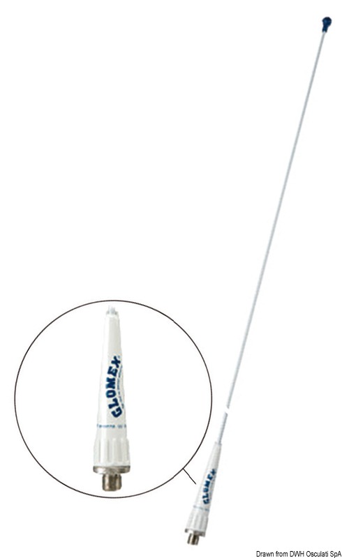 Possono essere installate con estrema facilità, tramite il connettore maschio che si abbina ai cavi già preassemblati. Grazie al sistema Glomeasy con solo 3 tipi di antenna più accessori vengono coperte tutte le esigenze del diportista sia per scafo a motore sia per vela.