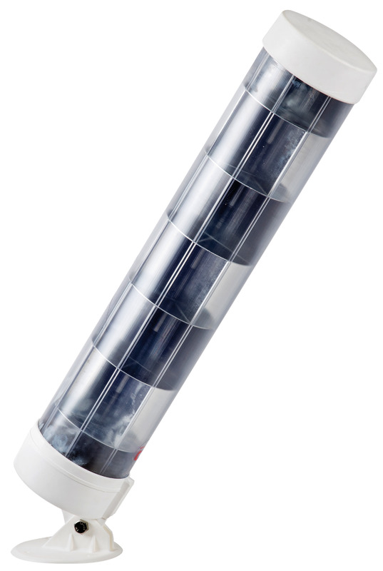 Versione potenziata dei modelli 32.235.00/01. Formati da lamelle in alluminio incrociate a vari angoli di 90° in un contenitore plastico. Superficie riflettente garantisce una visibilità fino a 4 miglia marine.