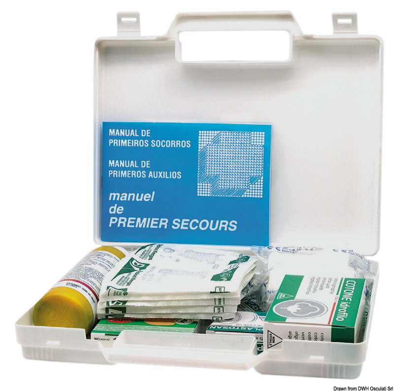 Cassetta di pronto soccorso nautica francese, conforme DIVISION 240.