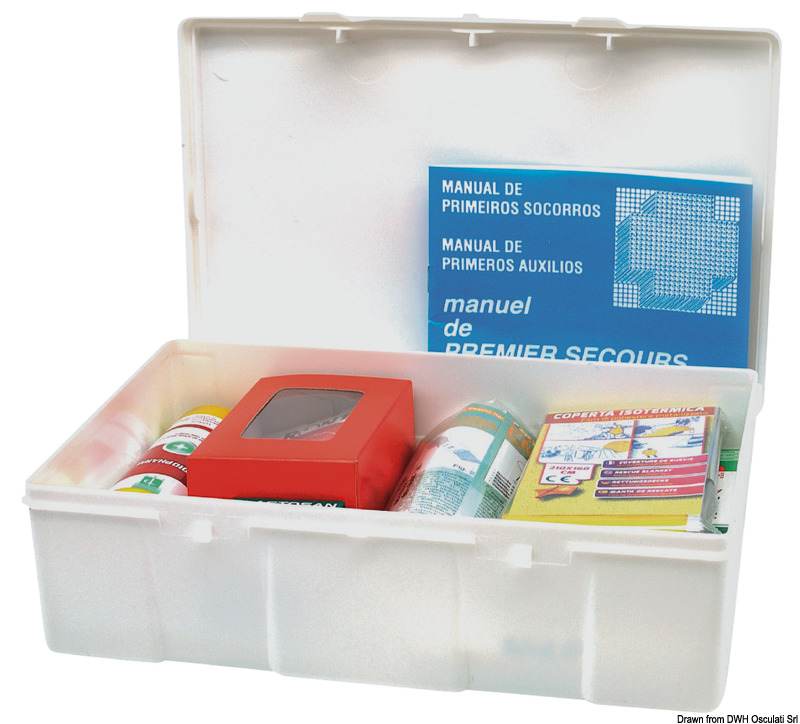 Cassetta di pronto soccorso nautica francese, conforme DIVISION 240.