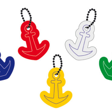 Con catenella in ottone. Sono molto comodi e pratici, reggono 2 chiavi grosse o tre piccole. Sono tutti stampabili con il proprio Logo.