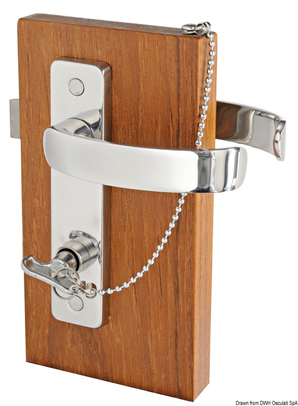 Dimensioni: 94x57x11,5 mm. Per porte spessore 16/38 mm.