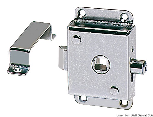 In ottone cromato. Tutta in materiale inossidabile.