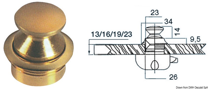 Da abbinare a scrocchetto 38.180.01/02.