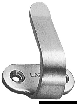 In acciaio inox lucido, per montaggio a parete.