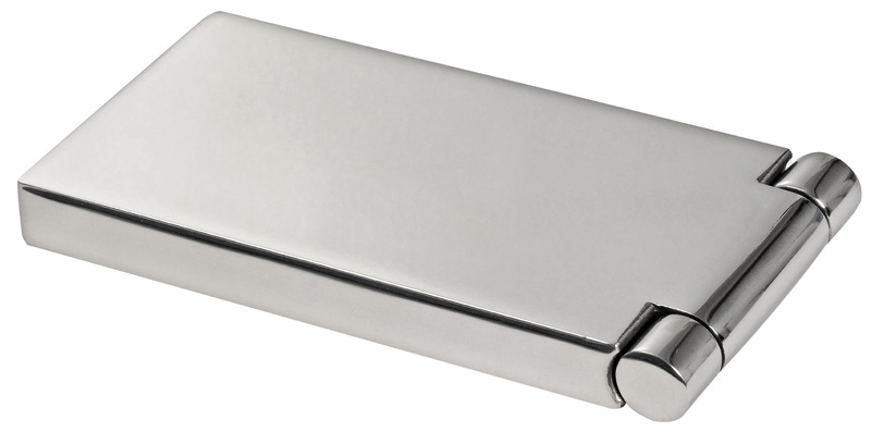 Acciaio inox AISI 316 lucidato a specchio.