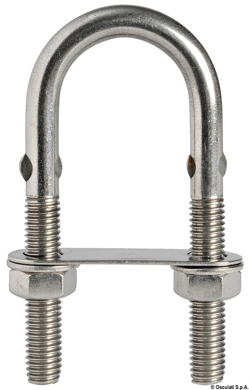 In acciaio inox AISI 304.