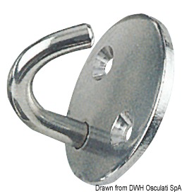 In acciaio inox lucidato.