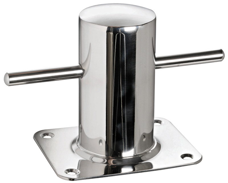 Fabbricata in acciaio inox AISI 316 lucidato a specchio.