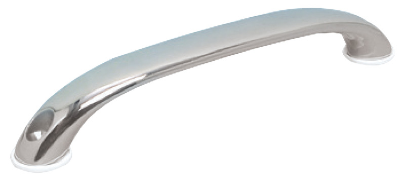 In acciaio inox microfuso AISI 316 lucidato a specchio.