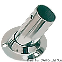Basette pulpito in acciaio inox AISI 316 lucidato, ricavato da lastra e tubo accoppiati con saldatura ad argon. Finitura accurata, lucidatura a mano a specchio.