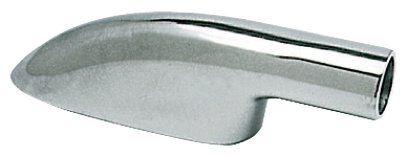 In acciaio inox lucidato a specchio.
