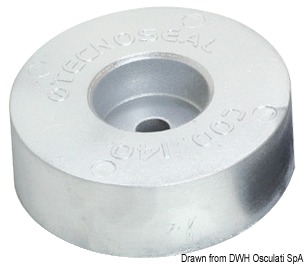 Stern aluminium anode 100x40 mm