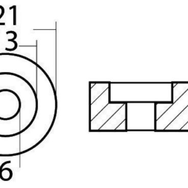 Zinc ring anode for Suzuki 4/300 HP outboard
