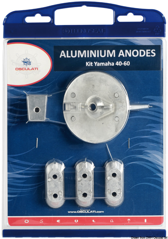 Anode kit Yamaha 4-stroke outboards 40/60 zinc