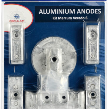 Anode kit for Verado 6 8-pcs. aluminium