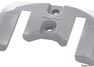 Zinc plate anode for Bravo