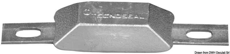 In ferro zincato, da avvitare o da saldare. Sezione prismatica idrodinamica.