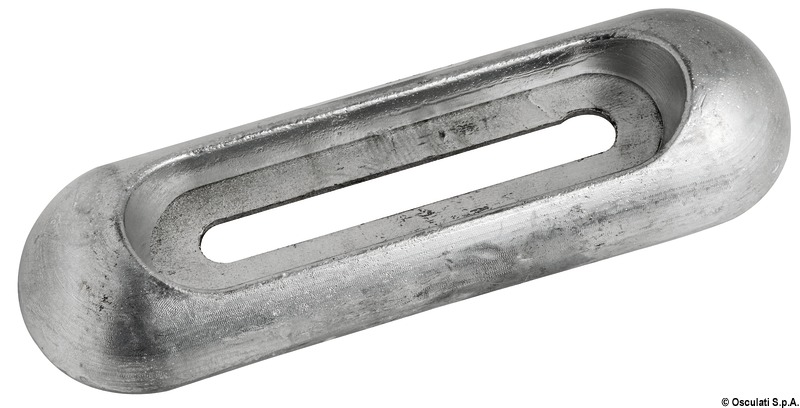 Aluminium anode for bolt mounting 200x65 mm