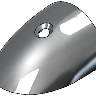 Fender terminal AISI316 56.5x30 mm