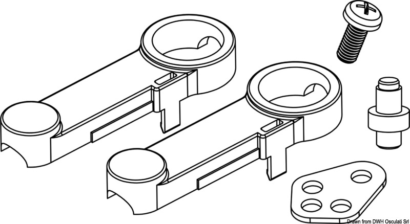 Per adattamento cavi C5/C16/MACH5 a scatole B322.
