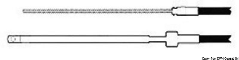 E' utilizzabile anche come ricambio dei cavi Teleflex SAFE-T