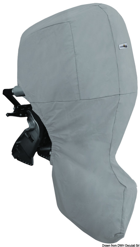 Sagomato specificamente per il modello di motore, protezione adatta allo storage in area aperta. Fabbricati in tessuto ATLAS 340 g/m2 impermeabile, traspirante e UV resistente.