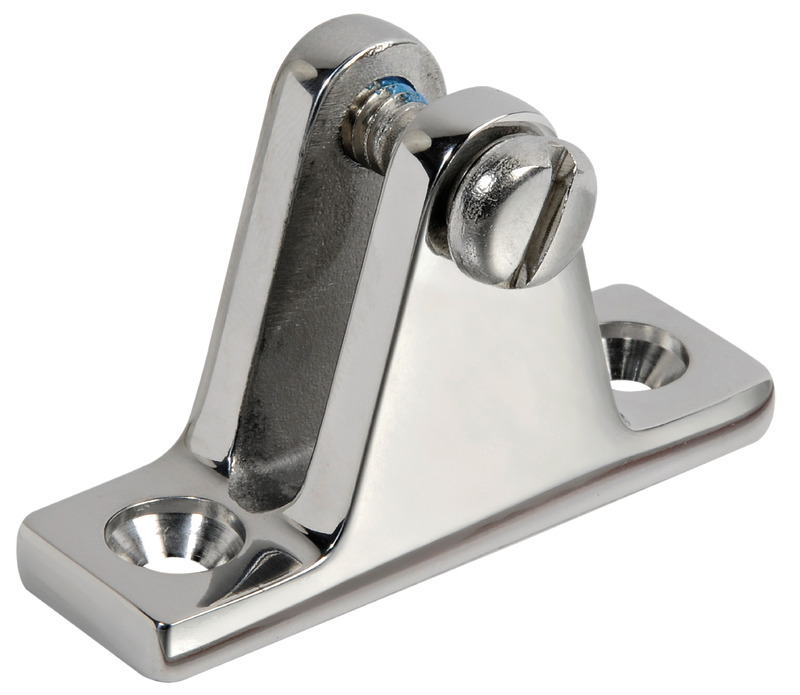 In acciaio inox AISI 316 lucidato a specchio.